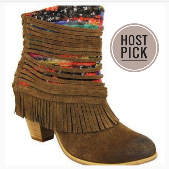 naughty monkey Shoes - NAUGHTY MONKEY | Boho Suede Booties NEW